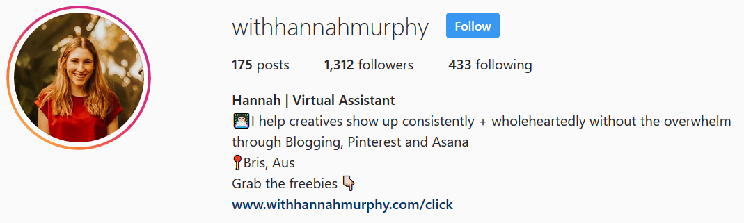 How to write a great Instagram bio – Sarah Jensen